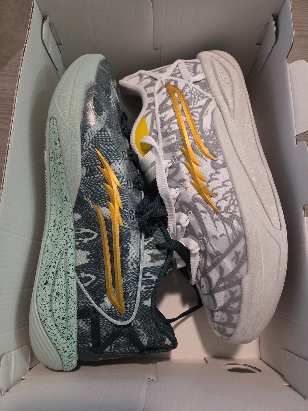 Puma x Harry Potter Stewie 4 White-Green Terrain UNISEX Basketball 312373-01
